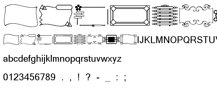 Chay_s Frames font